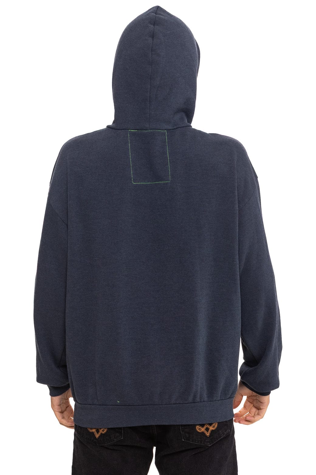 Aviator Nation MOUNTAIN STITCH CHEVRON PULLOVER HOODIE RELAXED - CHARCOAL