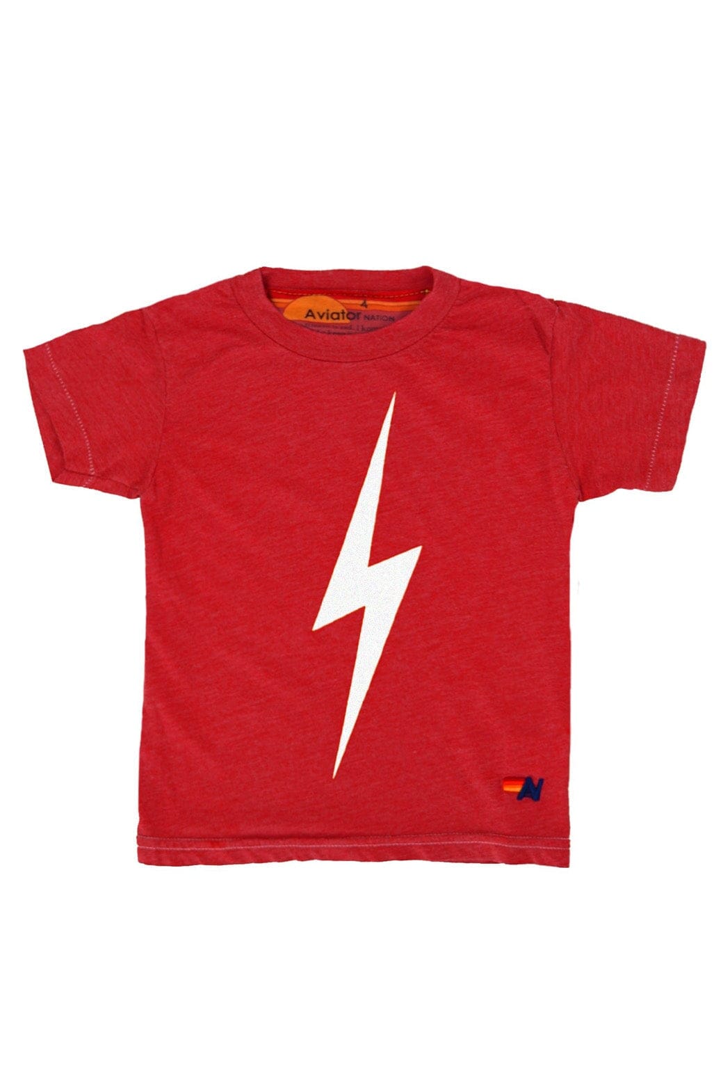 Aviator Nation KID'S BOLT TEE - RED