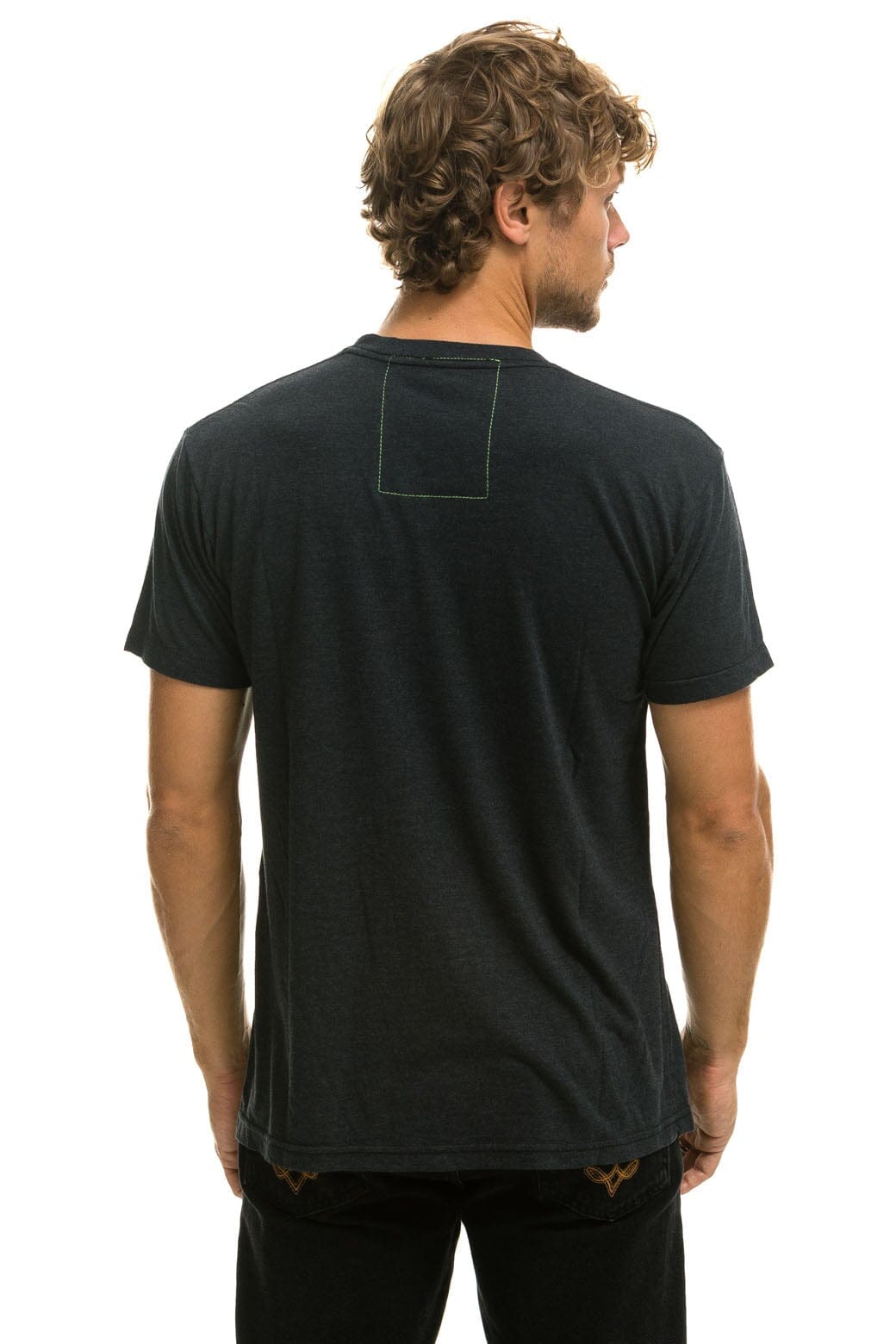 Aviator Nation ROCK AND ROLL TEE - CHARCOAL