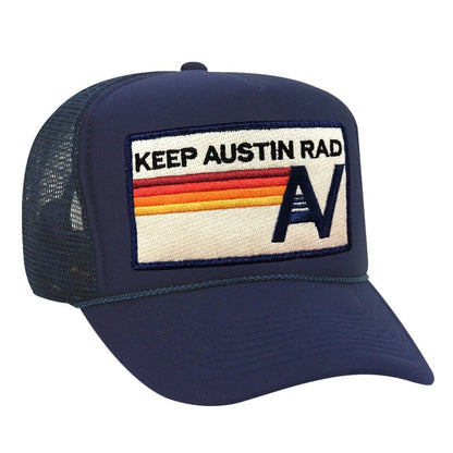 Aviator Nation KEEP AUSTIN RAD VINTAGE TRUCKER HAT