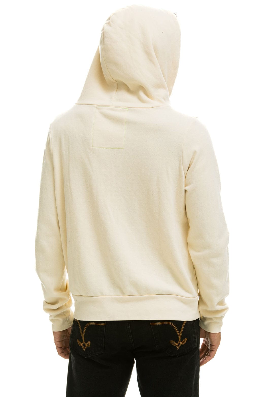 Aviator Nation 5 STRIPE HOODIE - VINTAGE WHITE