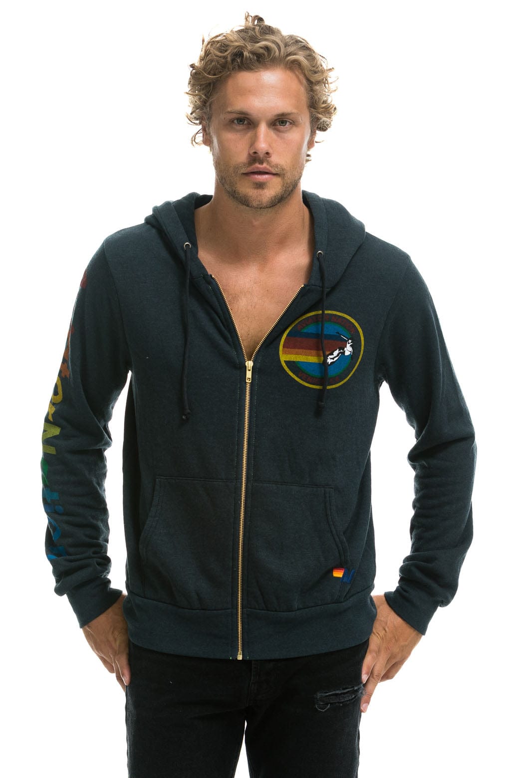 Aviator Nation AVIATOR NATION HOODIE - CHARCOAL