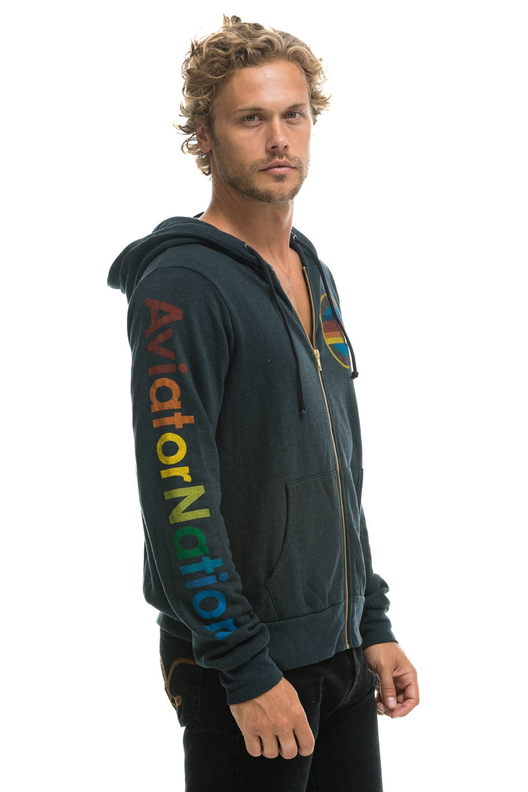 Aviator Nation AVIATOR NATION HOODIE - CHARCOAL
