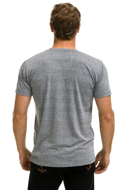 Aviator Nation LOCALS ONLY TEE - HEATHER GREY
