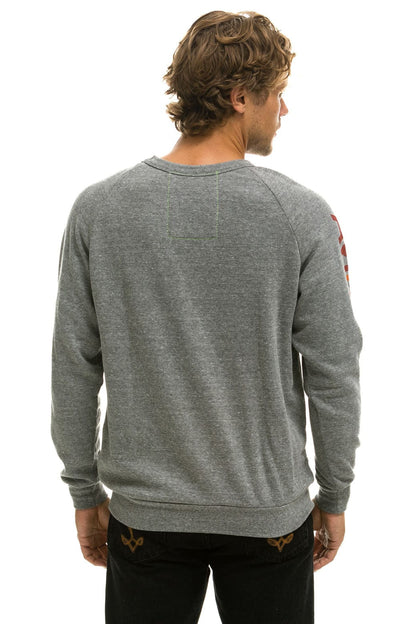 Aviator Nation AVIATOR NATION SWEATSHIRT - HEATHER GREY