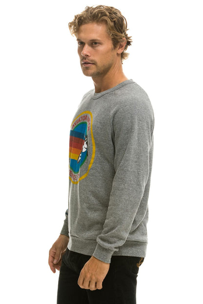 Aviator Nation AVIATOR NATION SWEATSHIRT - HEATHER GREY