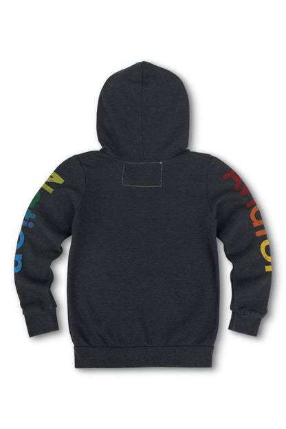 Aviator Nation KID'S AVIATOR NATION ZIP HOODIE - CHARCOAL