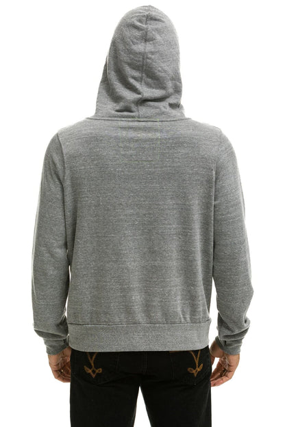 Aviator Nation NINJA PULLOVER HOODIE - HEATHER GREY