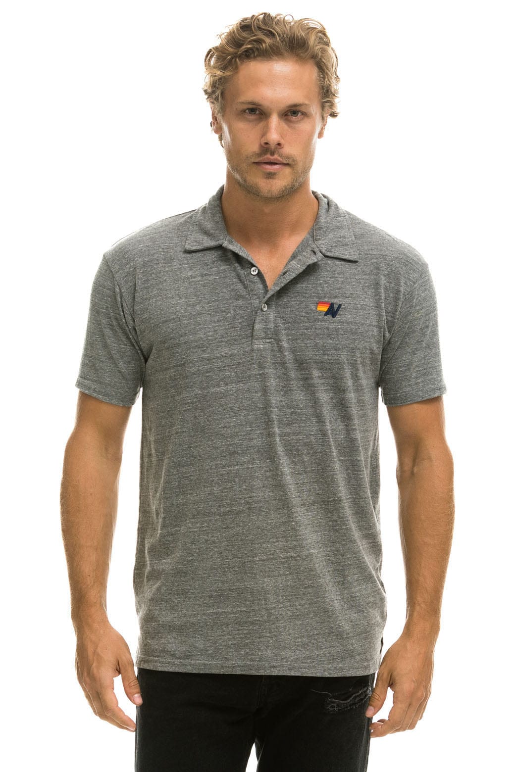 Aviator Nation AVIATOR NATION POLO - HEATHER GREY