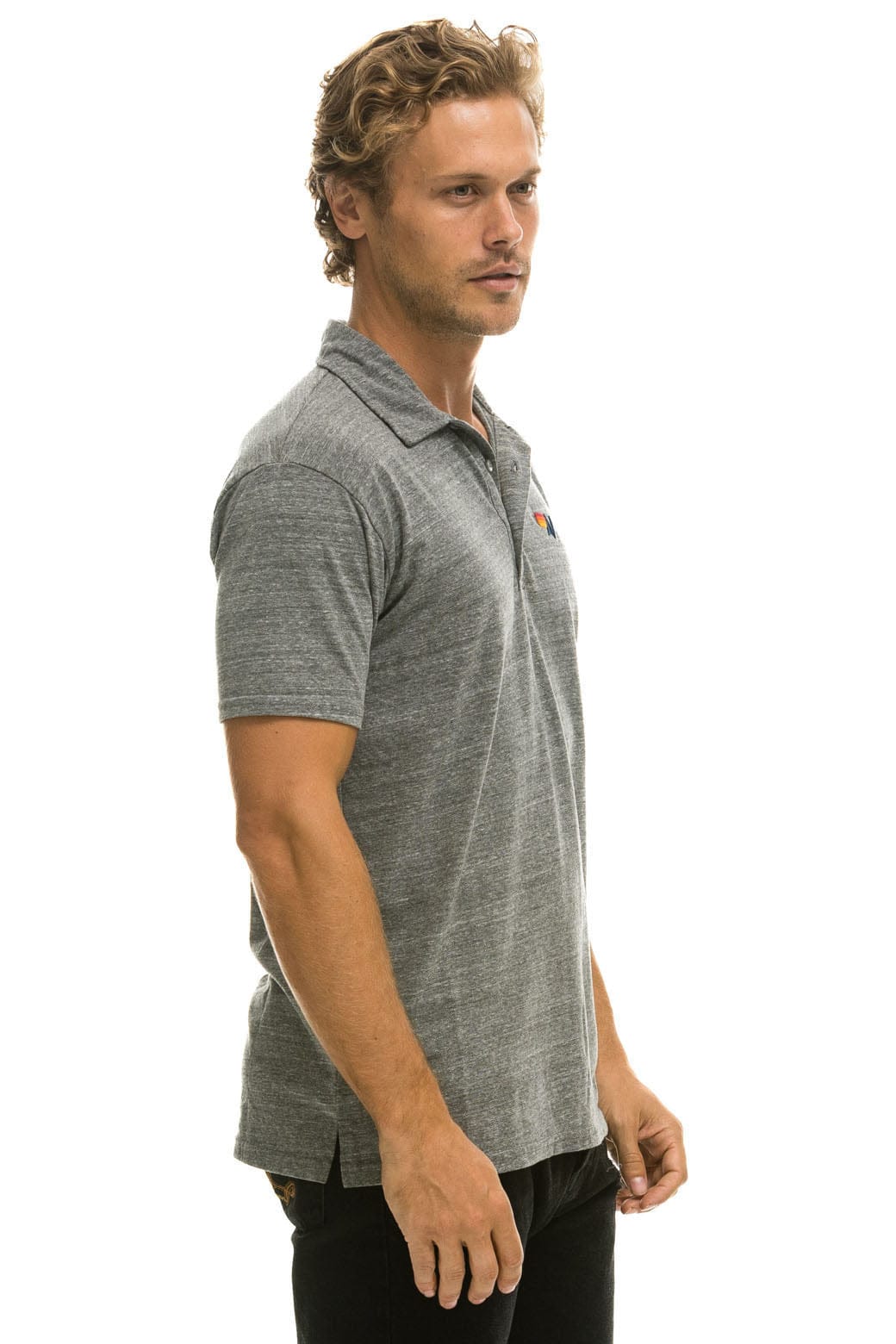 Aviator Nation AVIATOR NATION POLO - HEATHER GREY