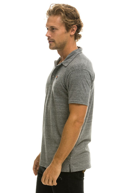 Aviator Nation AVIATOR NATION POLO - HEATHER GREY