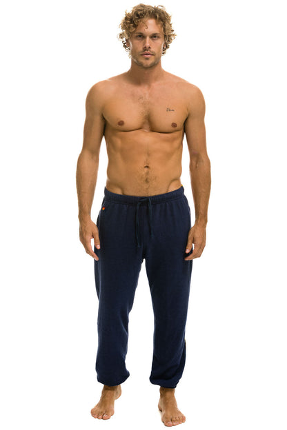Aviator Nation 5 STRIPE SWEATPANTS - NAVY