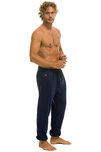 Aviator Nation 5 STRIPE SWEATPANTS - NAVY