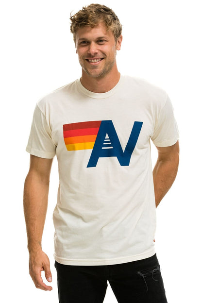 Aviator Nation LOGO TEE - VINTAGE WHITE