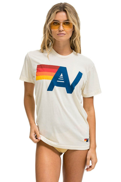Aviator Nation LOGO TEE - VINTAGE WHITE