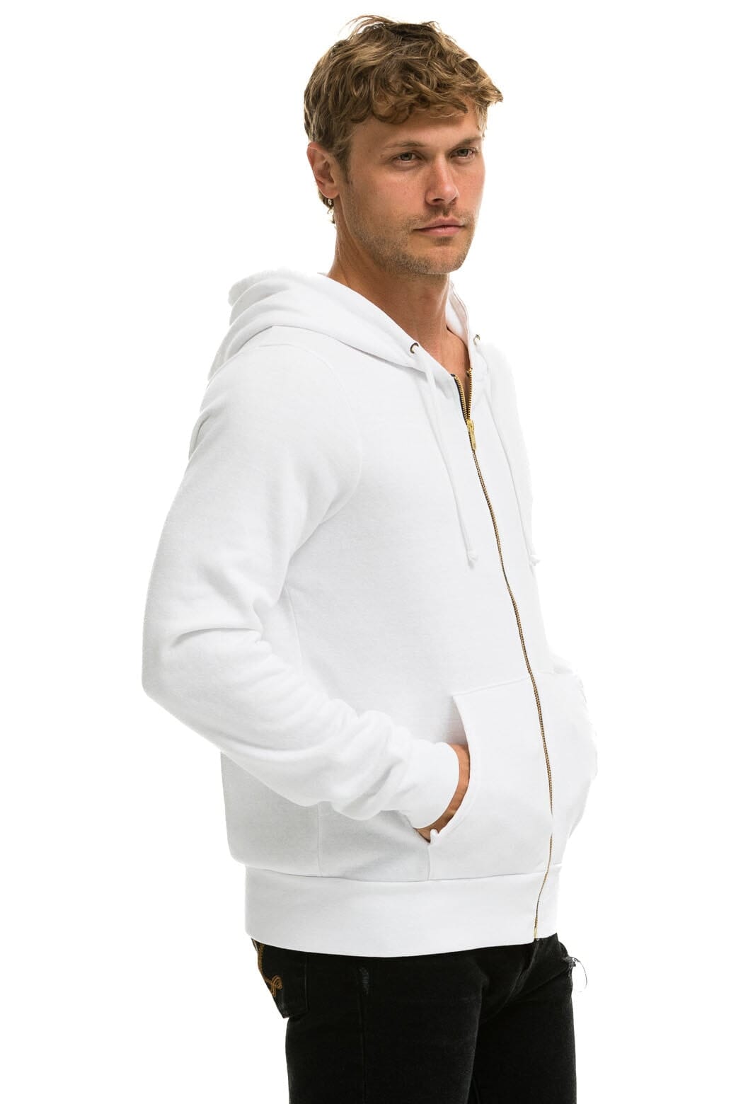 Aviator Nation BOLT HOODIE - WHITE