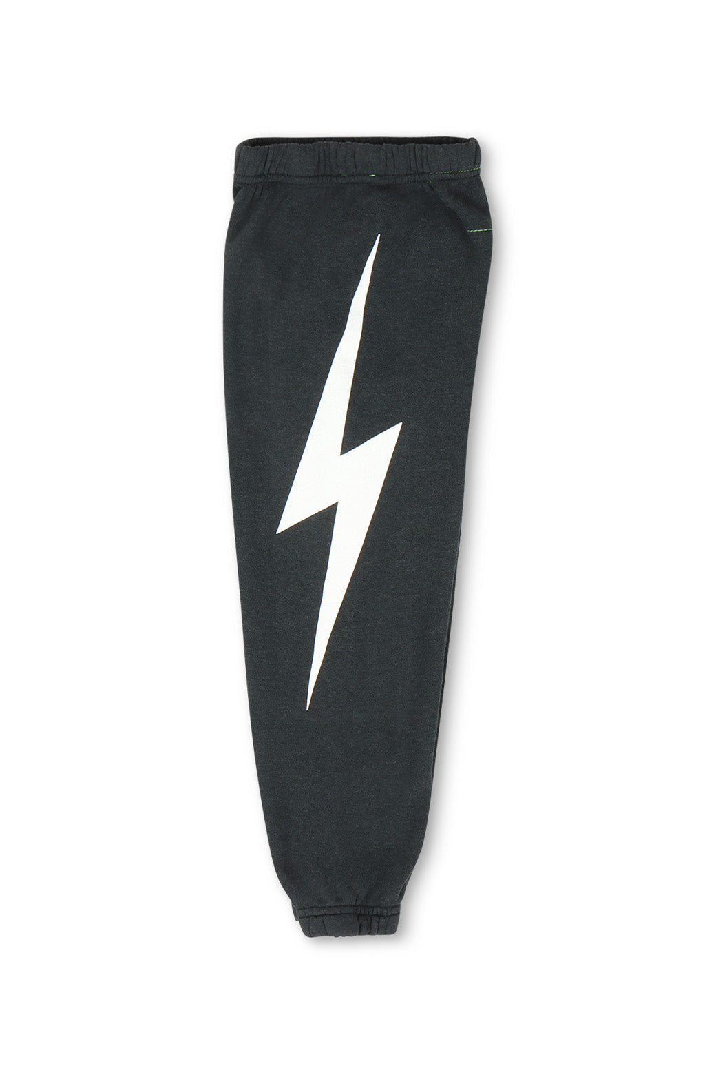 Aviator Nation KIDS BOLT PRINT SWEATPANTS - CHARCOAL // WHITE