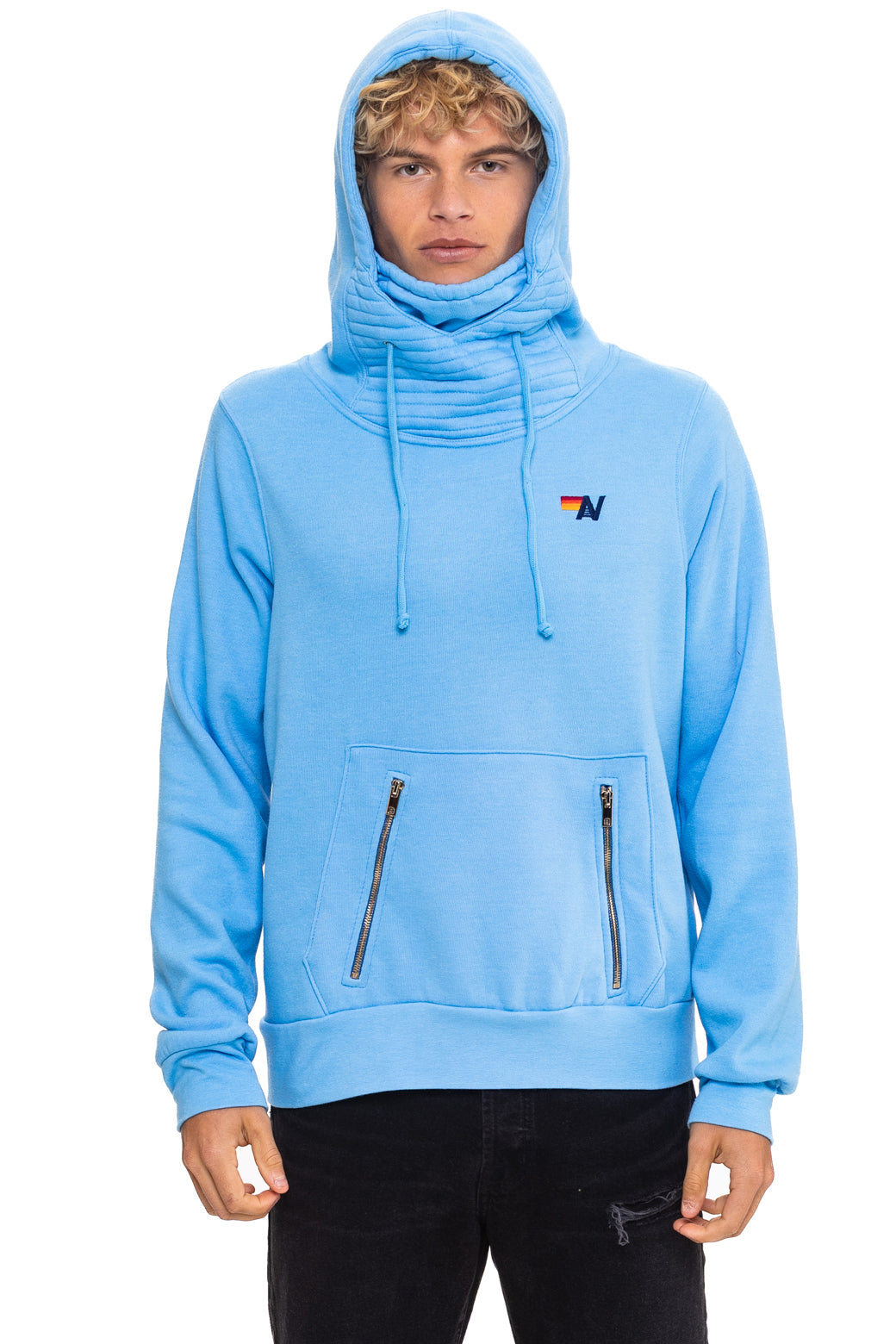 Aviator Nation NINJA PULLOVER HOODIE - SKY