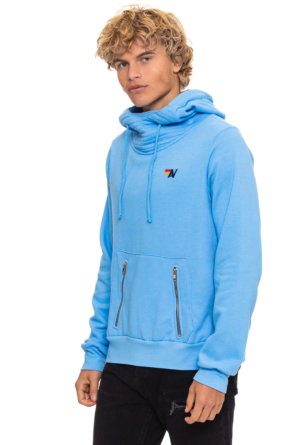 Aviator Nation NINJA PULLOVER HOODIE - SKY