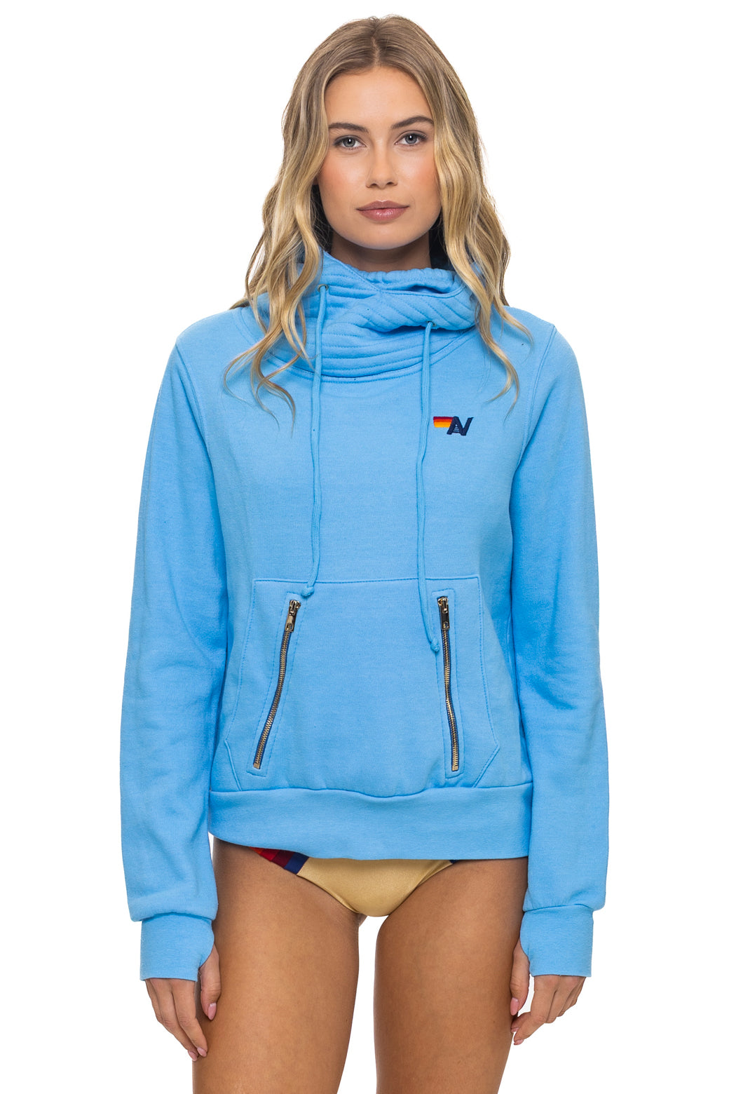 Aviator Nation NINJA PULLOVER HOODIE - SKY
