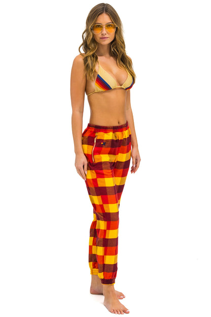 Aviator Nation PLAID LODGE PANT - SURFY PLAID