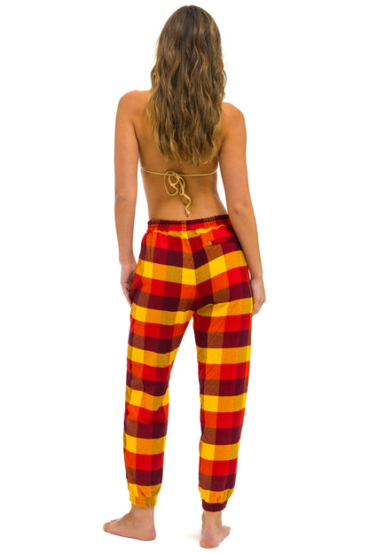 Aviator Nation PLAID LODGE PANT - SURFY PLAID