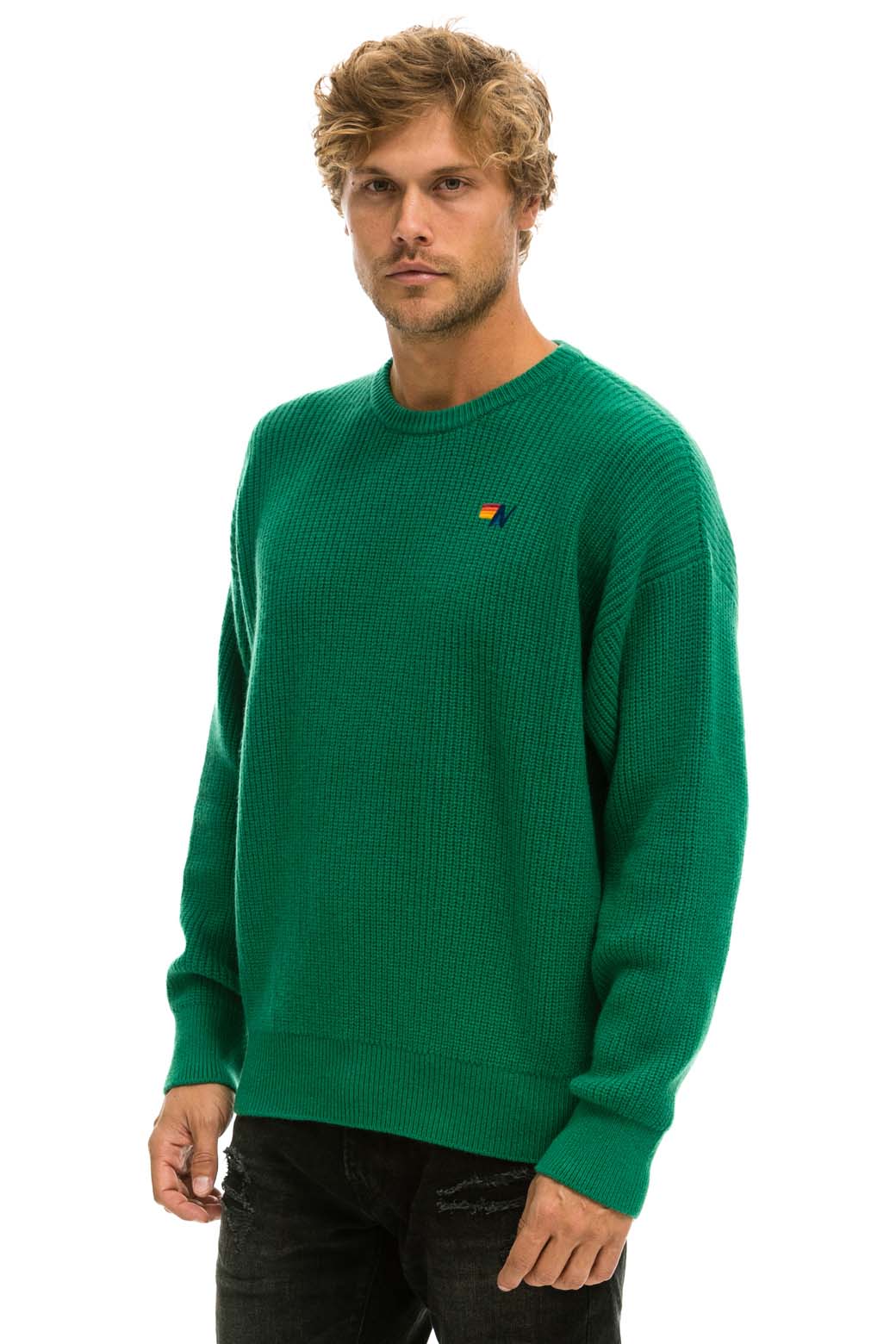 Aviator Nation VINTAGE CABIN UNISEX CASHMERE SWEATER - AMAZON