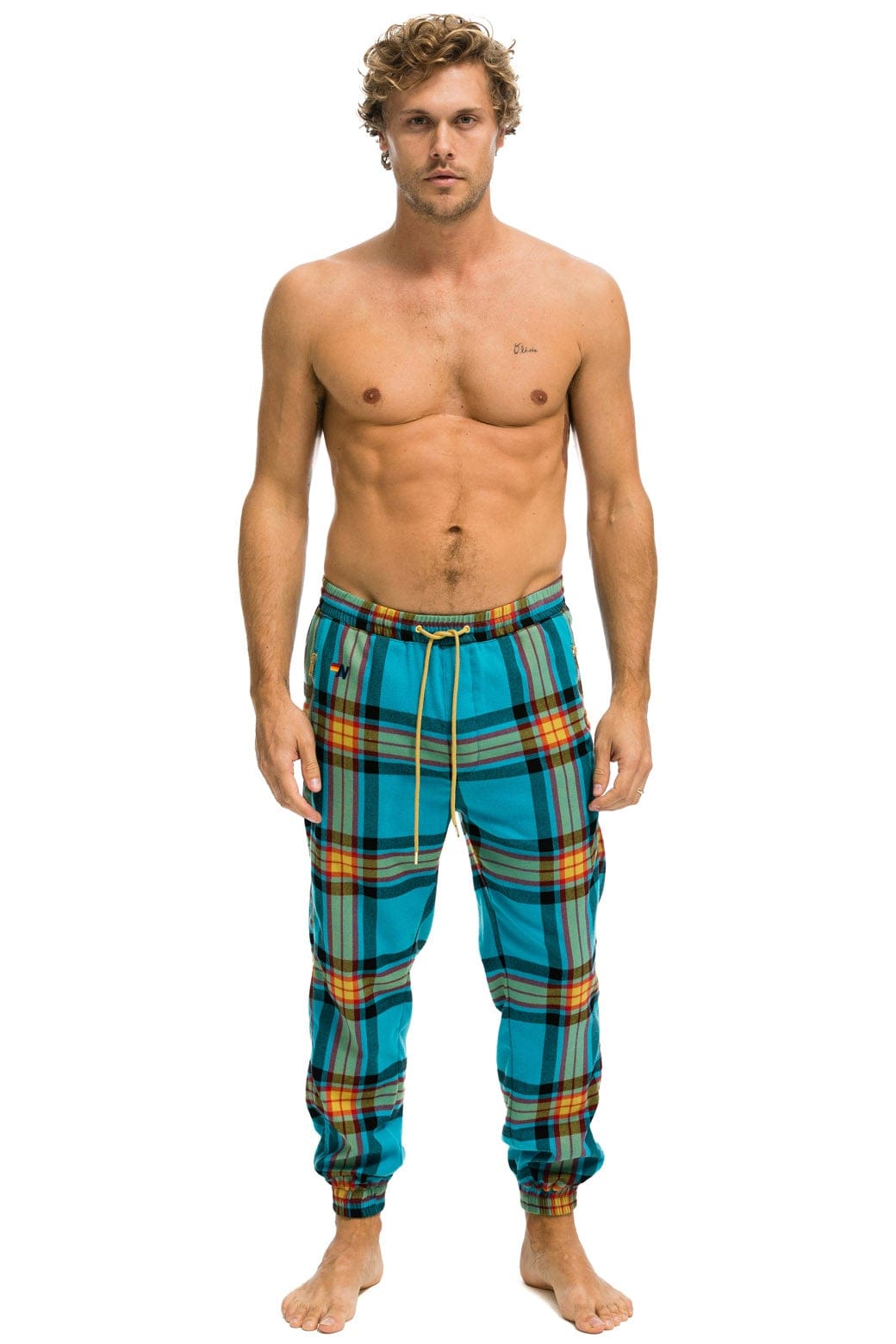 Aviator Nation UNISEX PLAID LODGE PANT - JACKSON PLAID
