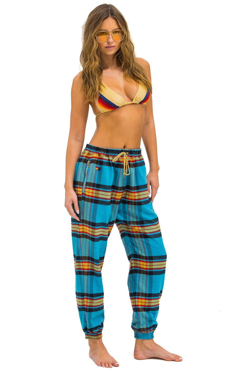 Aviator Nation UNISEX PLAID LODGE PANT - JACKSON PLAID