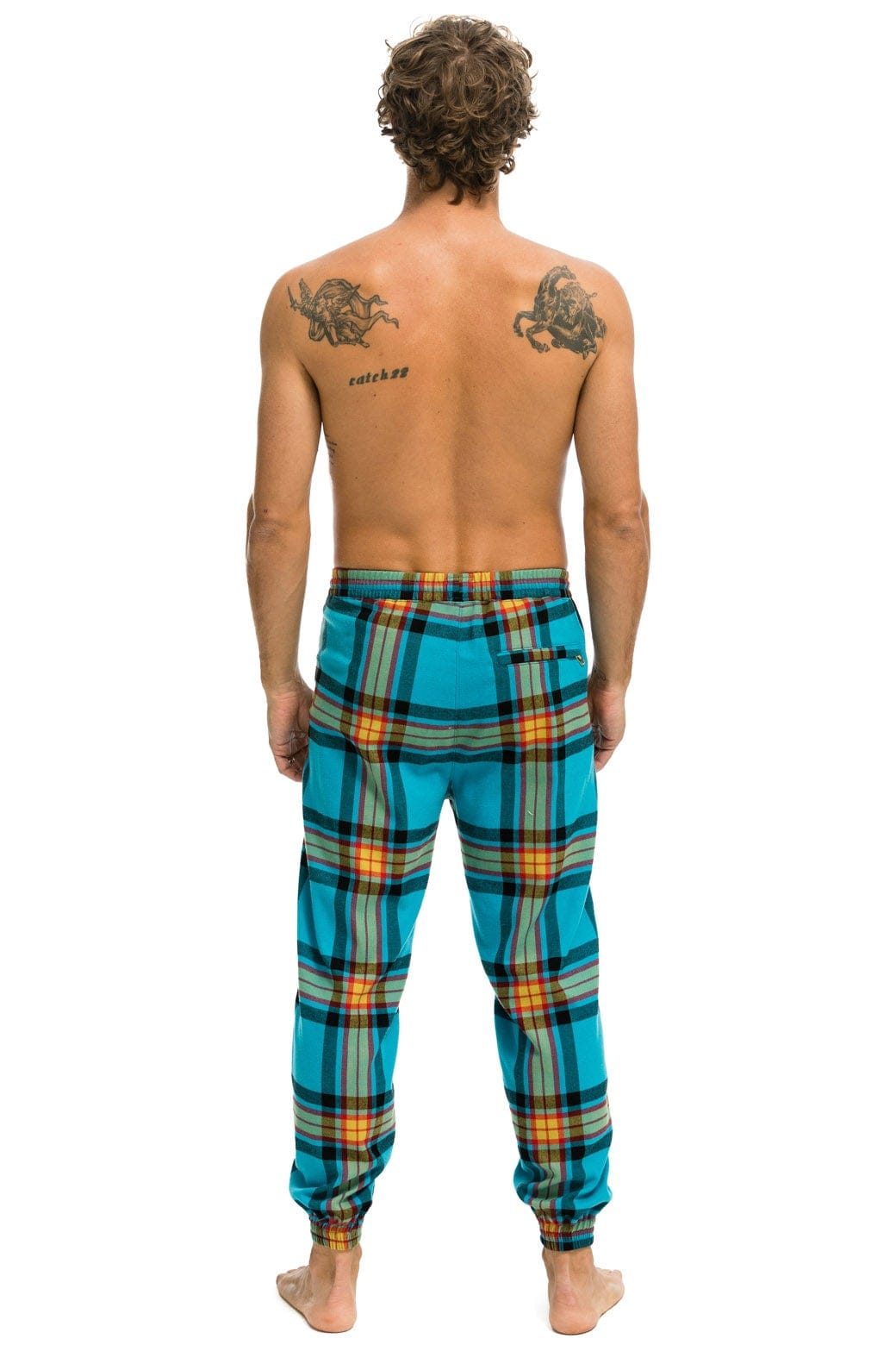 Aviator Nation UNISEX PLAID LODGE PANT - JACKSON PLAID
