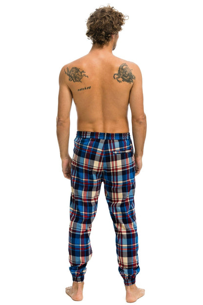 Aviator Nation UNISEX PLAID LODGE PANT - PATRIOT PLAID