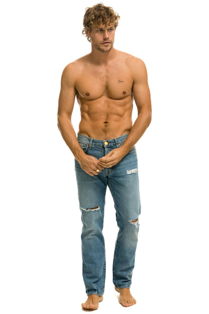 Aviator Nation MEN'S CLASSIC STRAIGHT LEG DENIM JEAN - VINTAGE