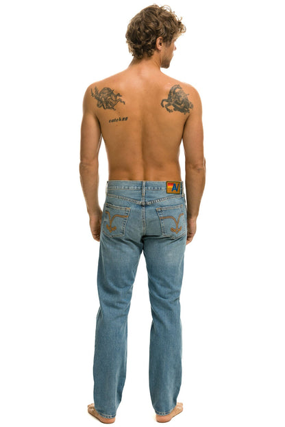 Aviator Nation MEN'S CLASSIC STRAIGHT LEG DENIM JEAN - VINTAGE