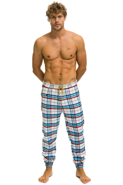 Aviator Nation UNISEX PLAID LODGE PANT - MONTAUK PLAID