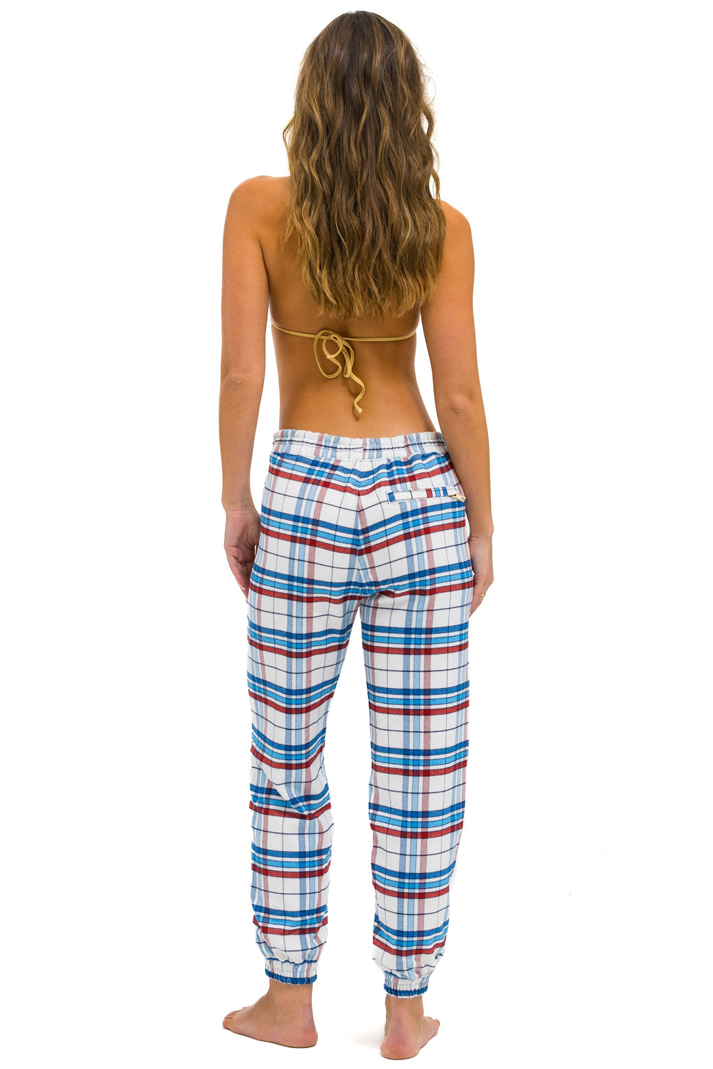 Aviator Nation UNISEX PLAID LODGE PANT - MONTAUK PLAID