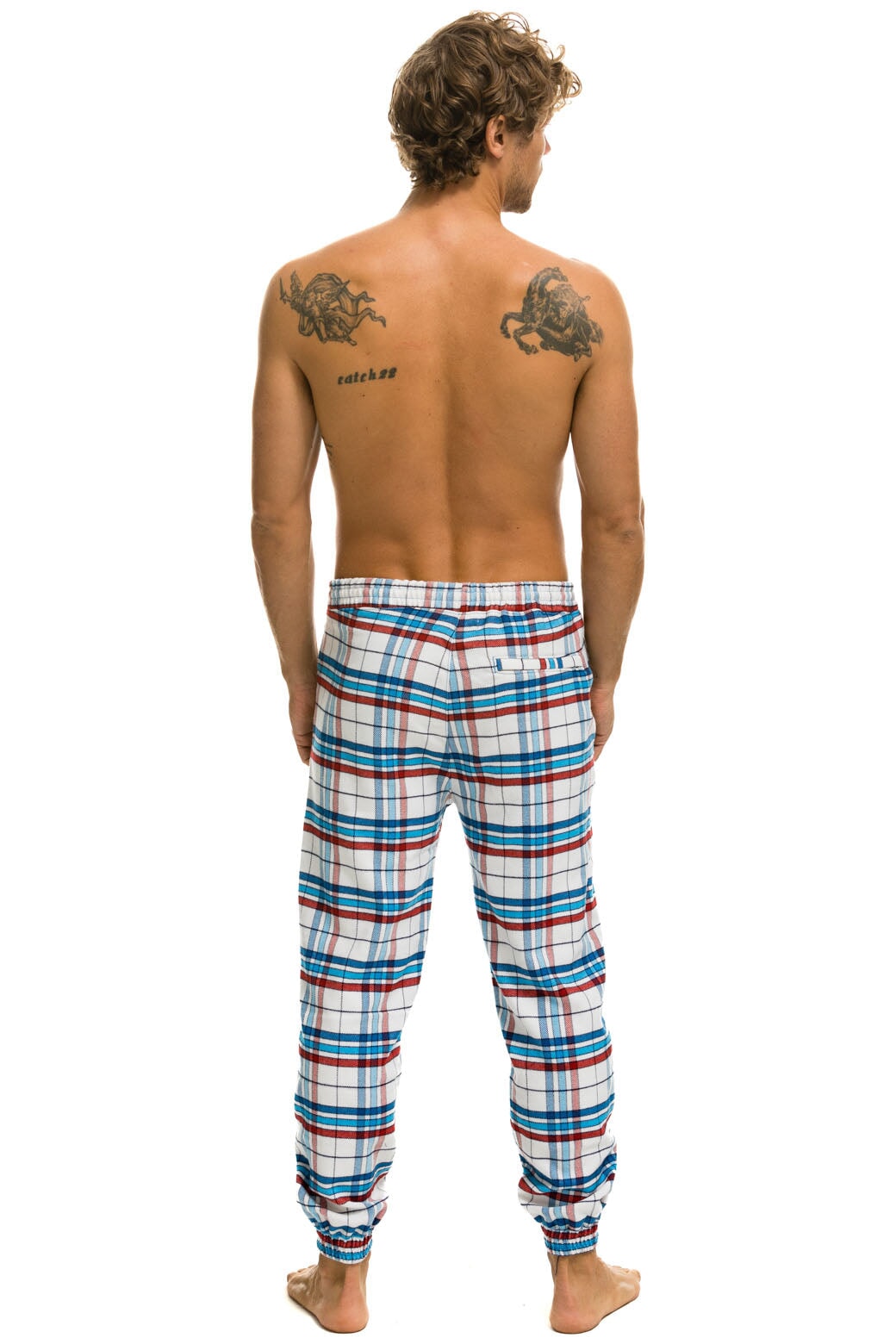 Aviator Nation UNISEX PLAID LODGE PANT - MONTAUK PLAID