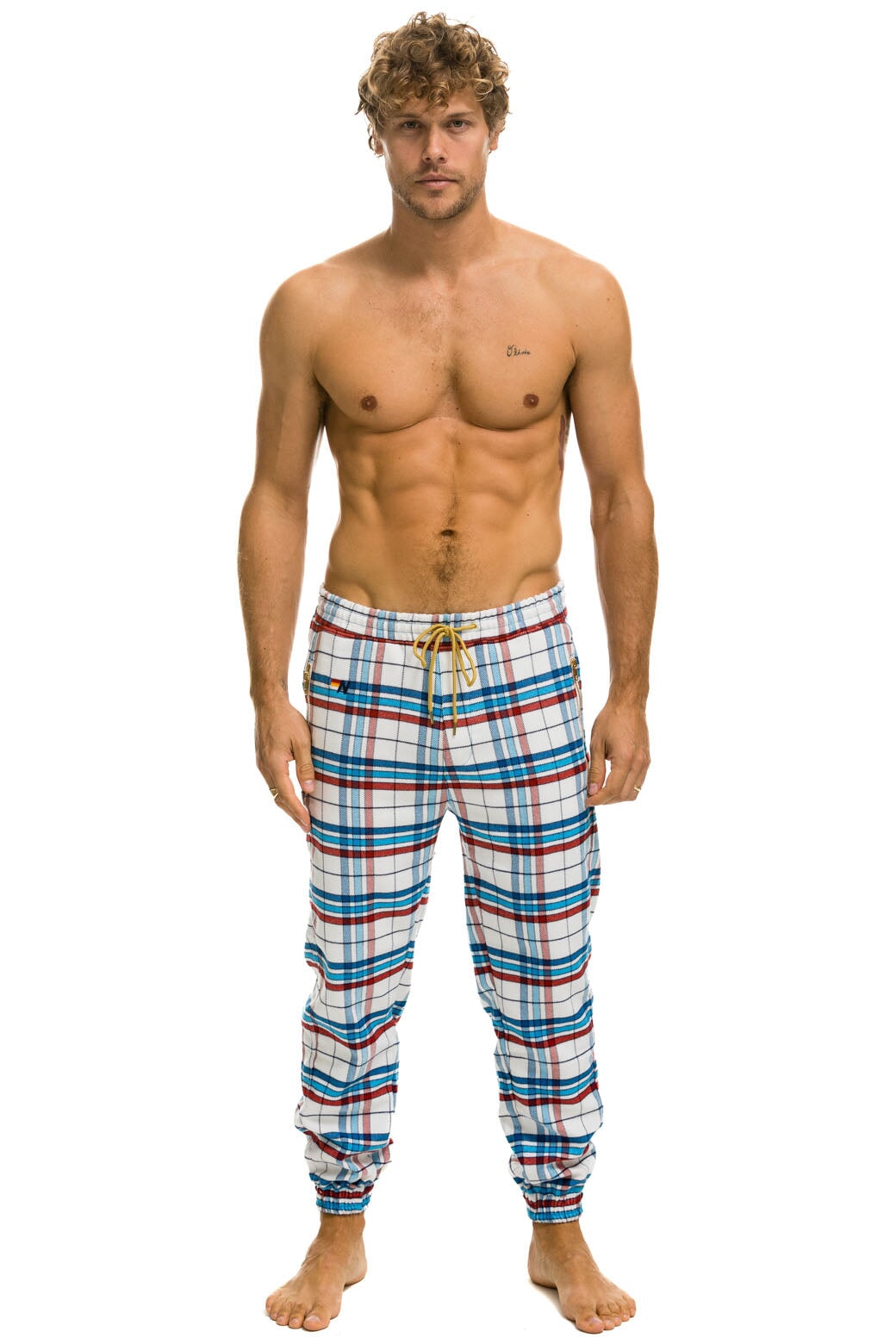 Aviator Nation UNISEX PLAID LODGE PANT - MONTAUK PLAID