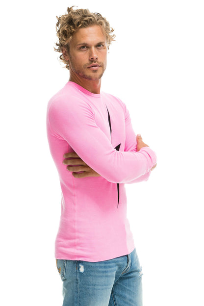 Aviator Nation BOLT THERMAL - NEON PINK