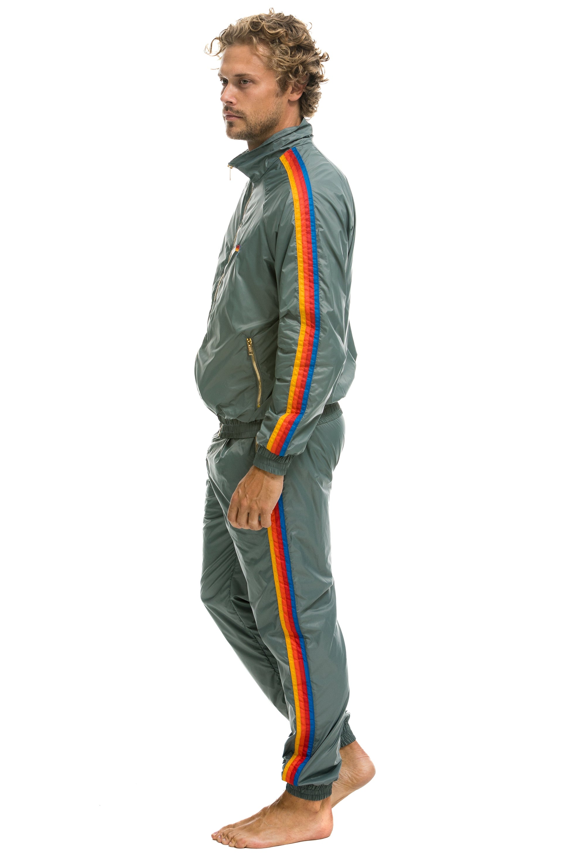 Aviator Nation MEN'S 4 STRIPE WINDBREAKER -  SEDONA
