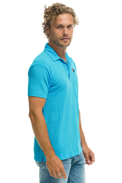Aviator Nation AVIATOR NATION POLO - NEON BLUE