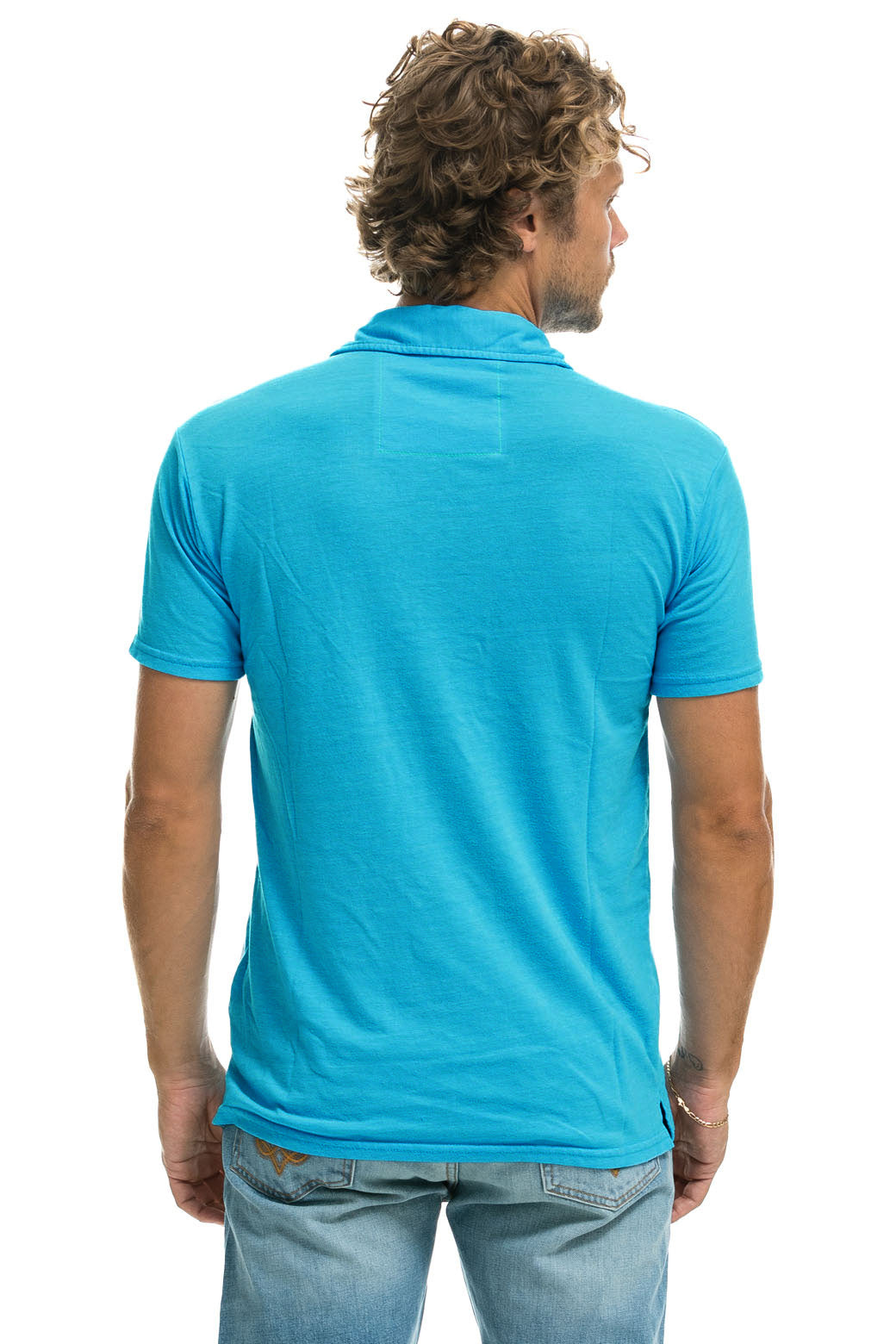 Aviator Nation AVIATOR NATION POLO - NEON BLUE