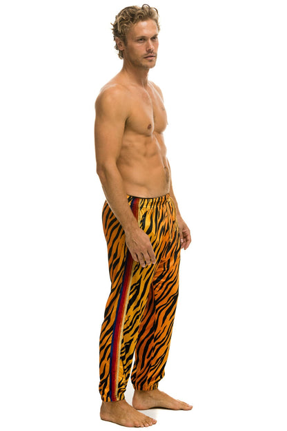 Aviator Nation CLASSIC VELVET SWEATPANTS - TIGER