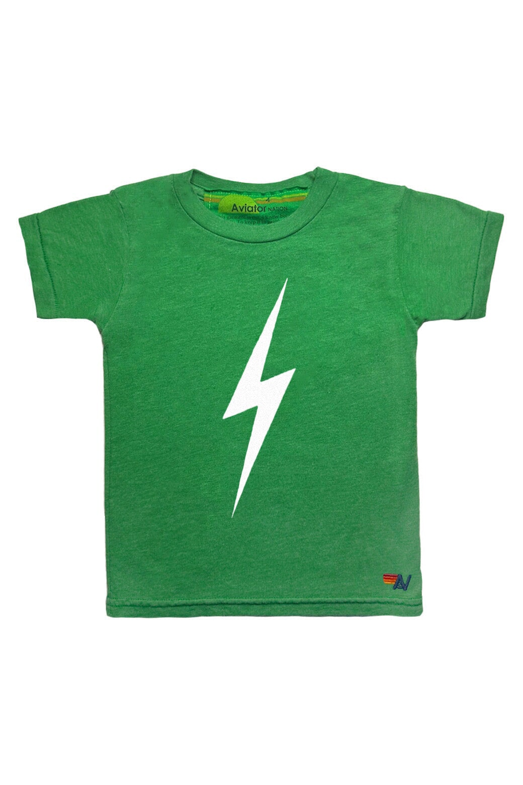 Aviator Nation KID'S BOLT TEE - KELLY GREEN