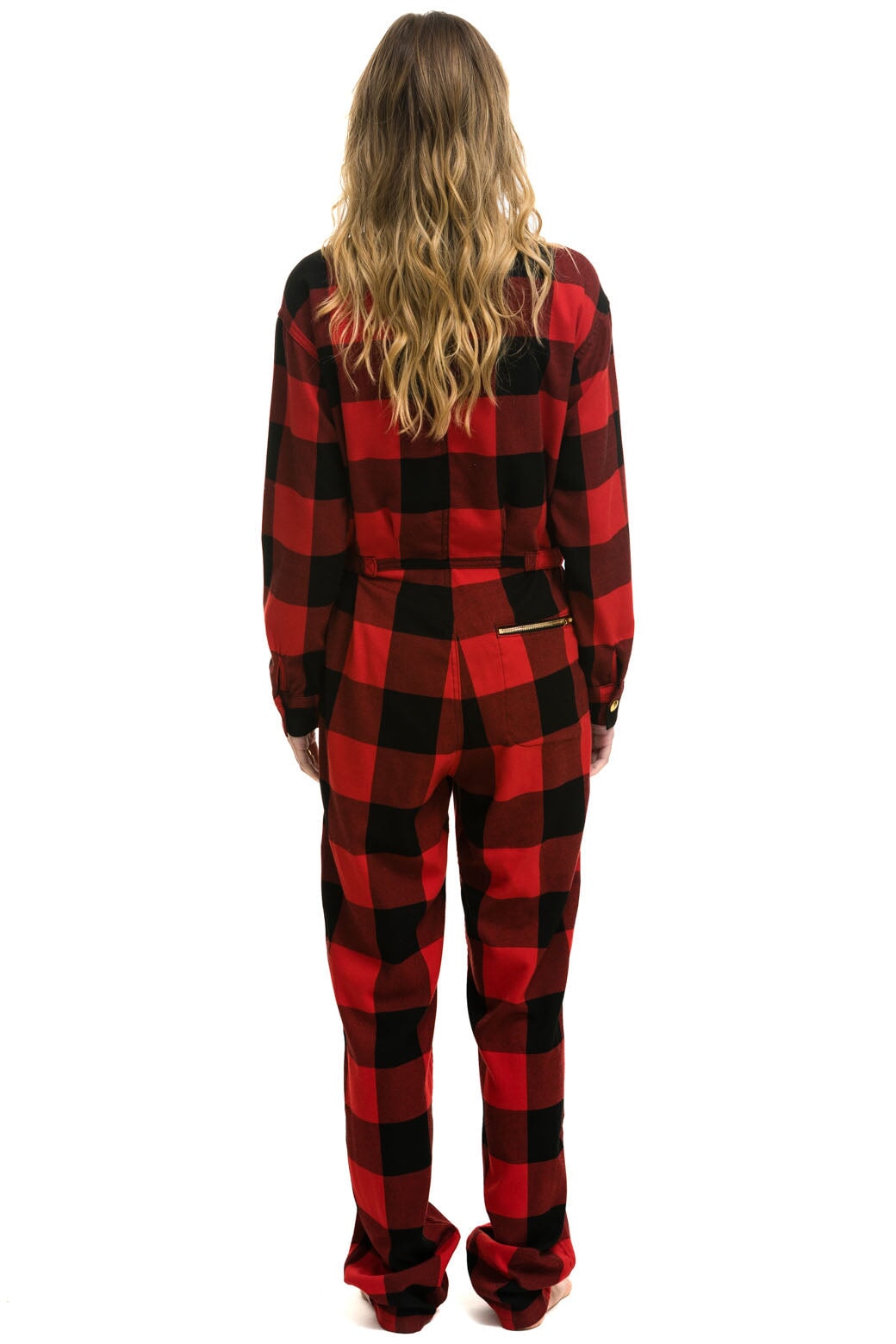 Aviator Nation UNISEX PLAID FLIGHT SUIT - BUFFALO PLAID