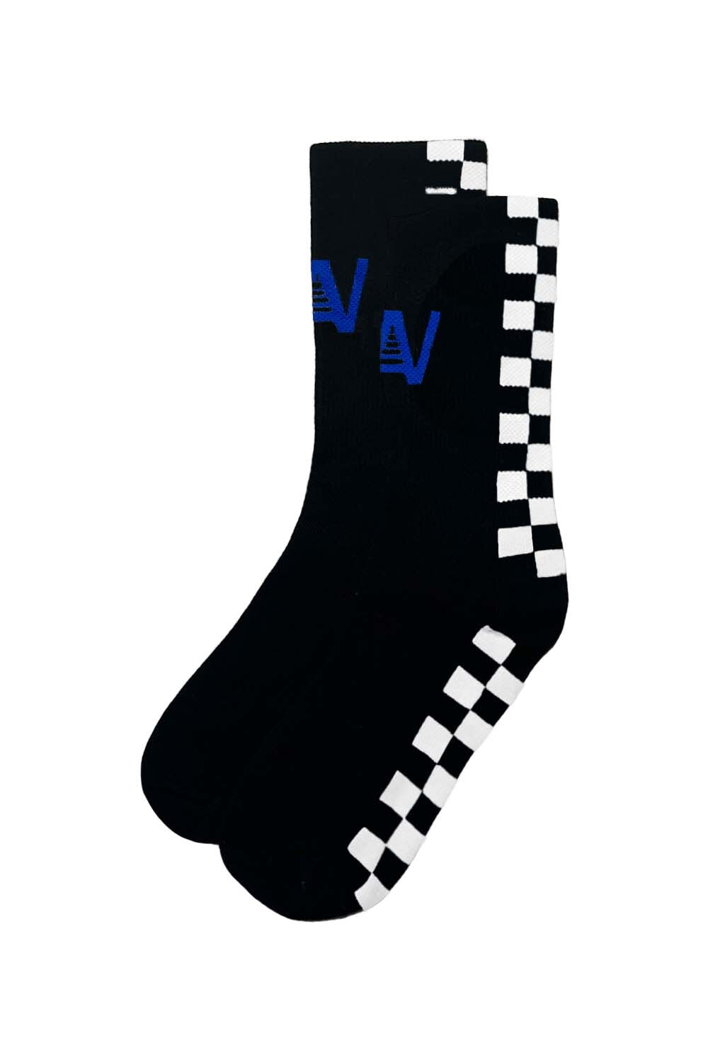 Aviator Nation CHECKERED SOCK - BLACK // WHITE