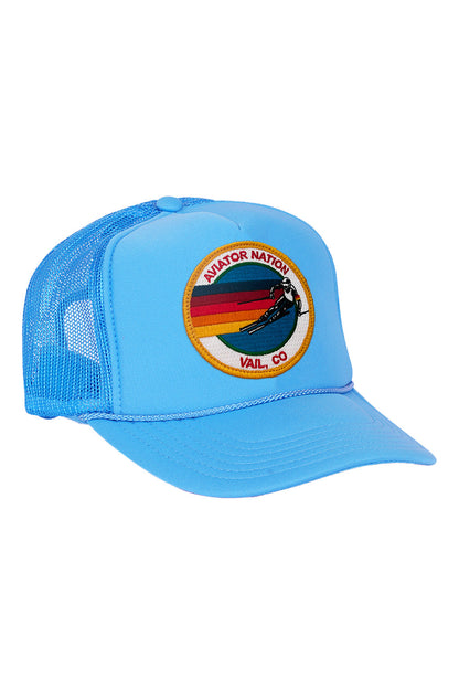 Aviator Nation KID'S VINTAGE SIGNATURE VAIL FOAM TRUCKER HAT