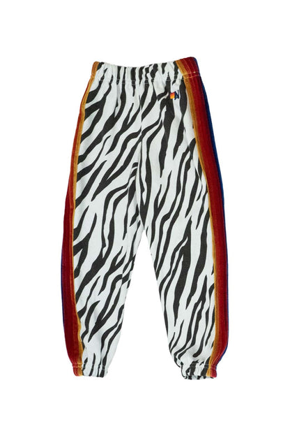 Aviator Nation KID'S CLASSIC SWEATPANTS - ZEBRA