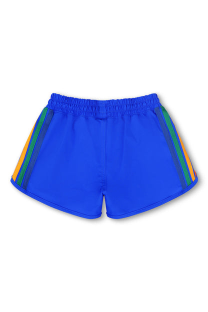 Aviator Nation 5 STRIPE KIDS FLEX JOGGER SHORT - PARROT