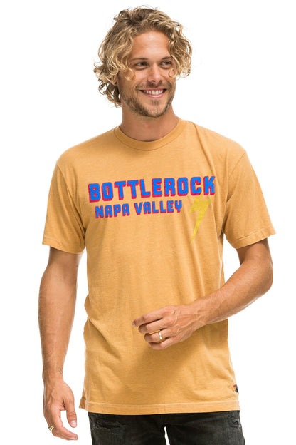 Aviator Nation BOTTLEROCK 2023 TEE - KHAKI