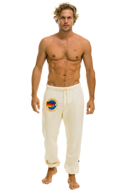 Aviator Nation AVIATOR NATION SWEATPANTS - VINTAGE WHITE